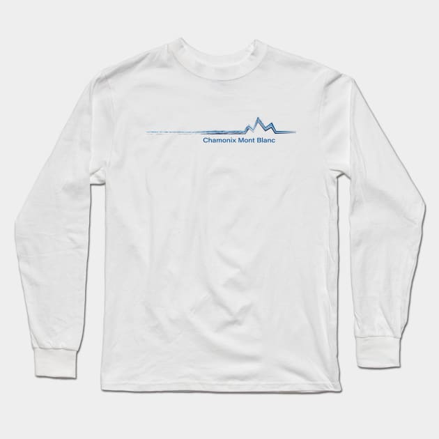 Chamonix Long Sleeve T-Shirt by leewarddesign